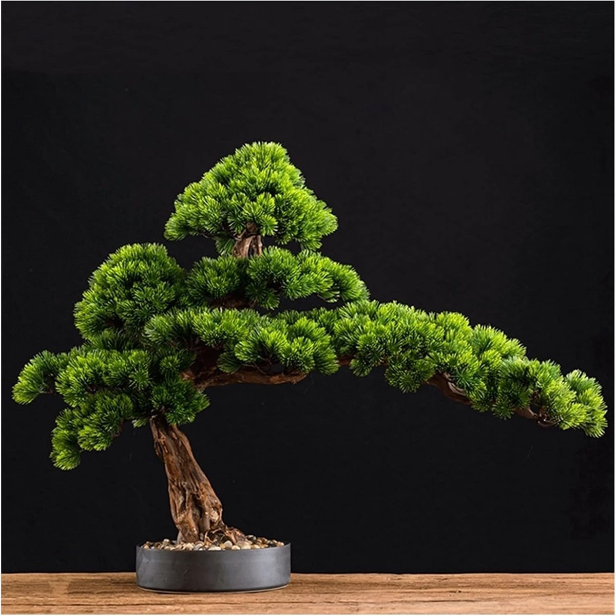 Kunstplant Bonsai Nep Pijnboom Groen - 40 cm Hoog