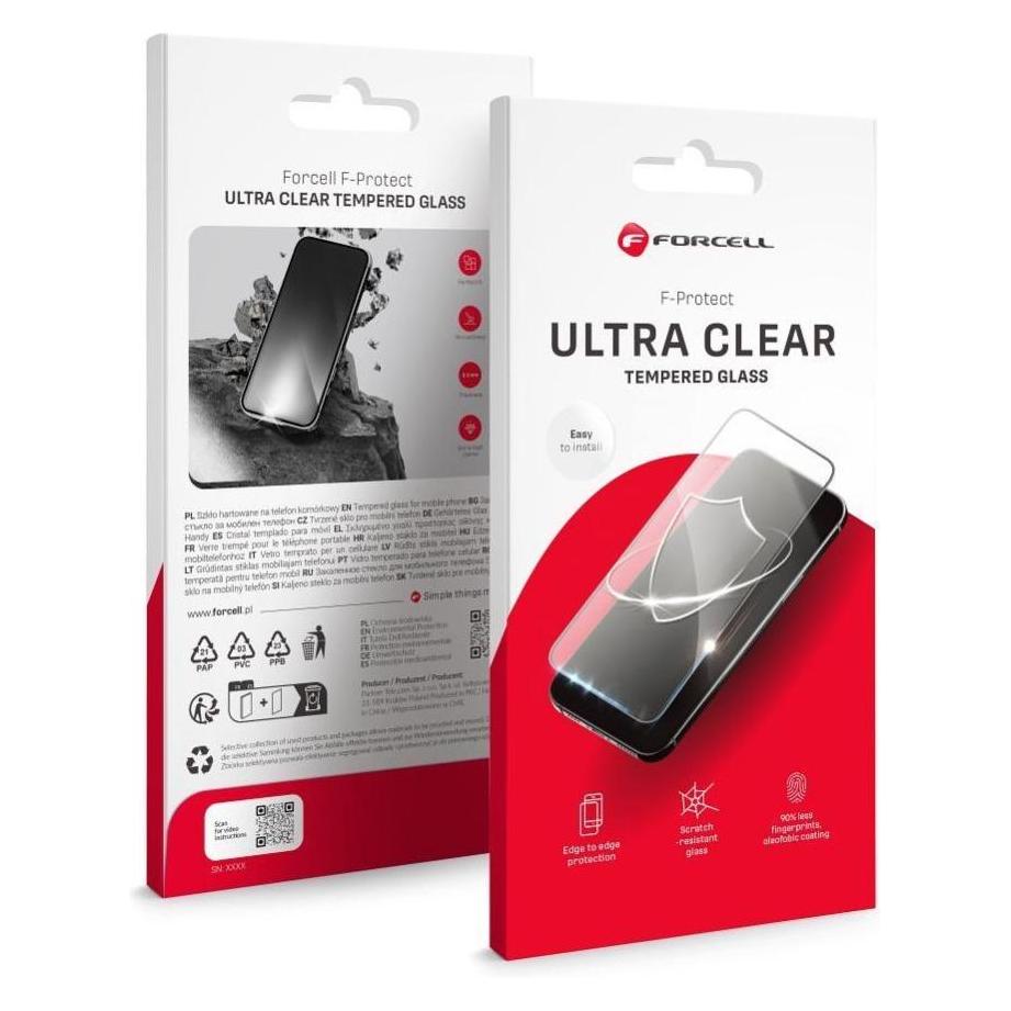 Forcell Protective glass Ultra Clear Glass - for Samsung Galaxy S25 Edge black (Samsung Galaxy S25 Edge) (62073290)
