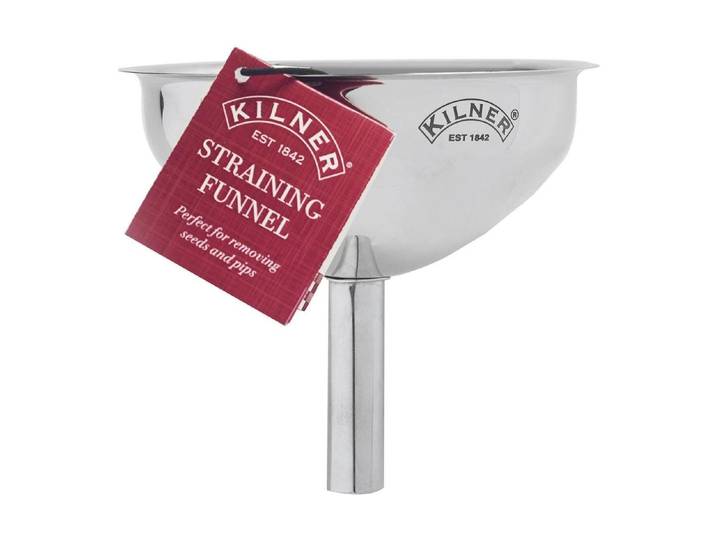 Trichter KILNER 14 cm , silber (silberfarben), Ø:14cm, Edelstahl, Trichter, Trichter