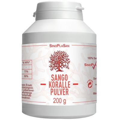 Sango Koralle naturrein Pulver 200 g