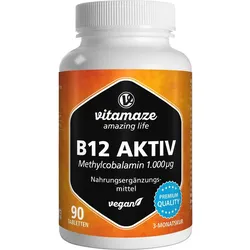 B12 Aktiv 1000 Ug Vegan 90 ST