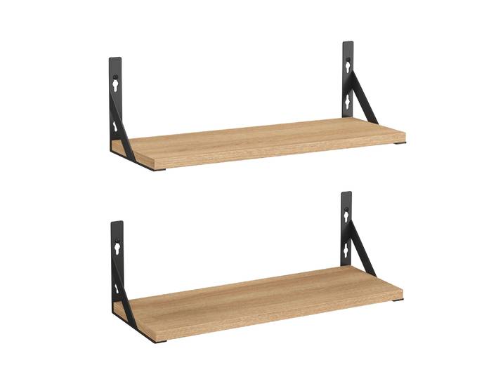 Wandregal OTIUM 2er Set 42 x 15 x14 cm natur