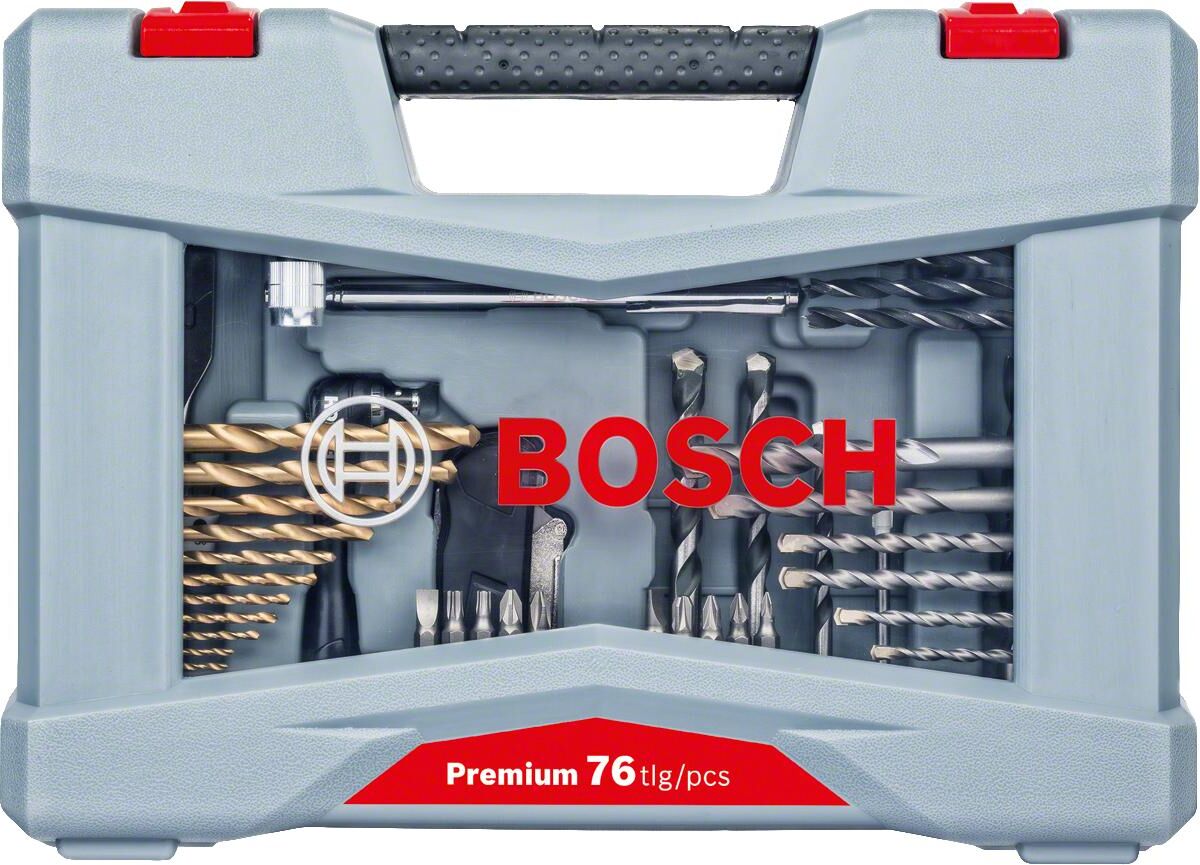 Bohrer- und Bit-Set BOSCH "Premium X-Line", grau, Bohrer, Bohrer- und Bit-Set grau Einheitsgröße