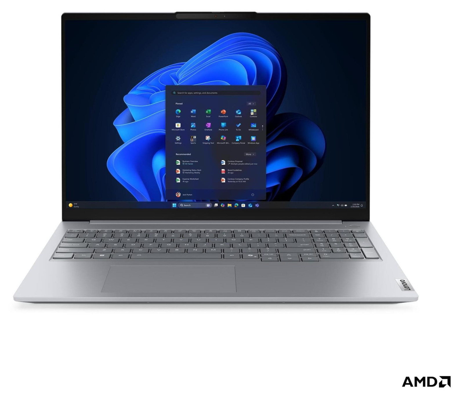 Lenovo ThinkBook 16 G9 AHP Laptop met AMD Ryzen 5, 16 inch, 16 GB RAM, 512 GB SSD