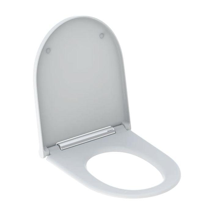 Geberit One WC-Sitz 243989212 Designabdeckung chrom