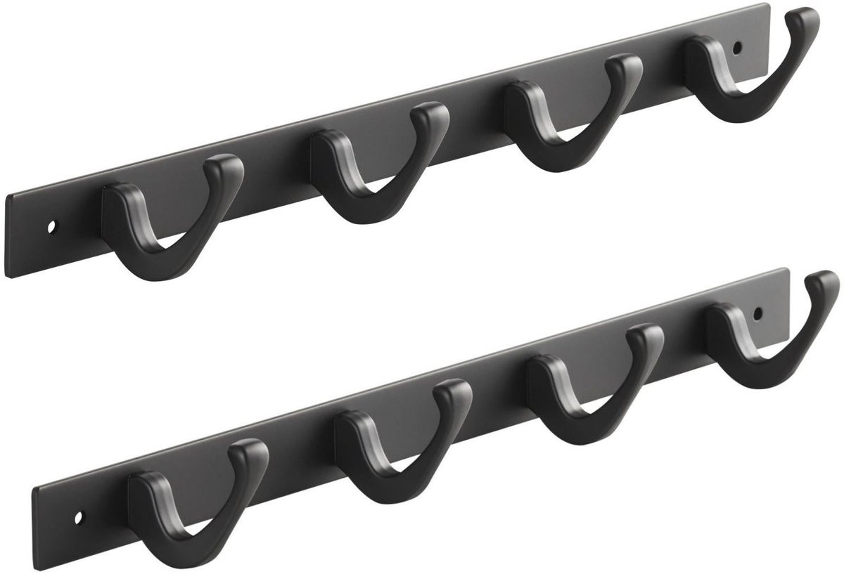 SO-TECH Blackline FORTE haakrails set van 2, 345 mm, zwart
