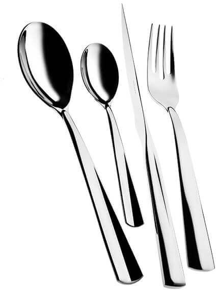 Bugatti Amalfi Stainless Steel 24 Piece Cutlery Set in Gallery Box
