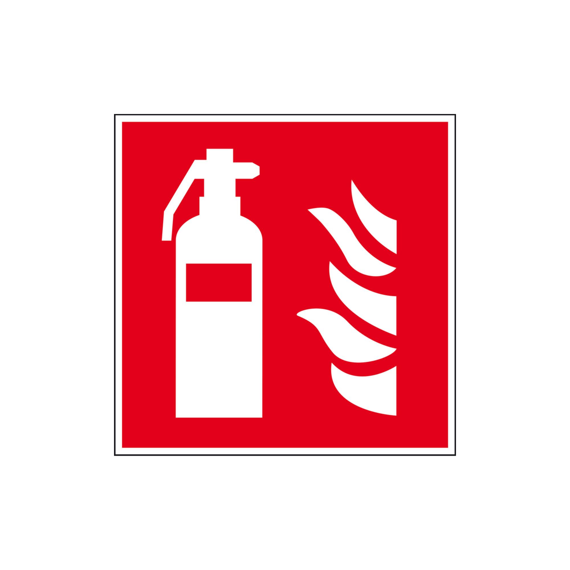 Eichner Brandschutzschild Feuerlöscher 20 x 20 cm Alu (9225-13035-020)