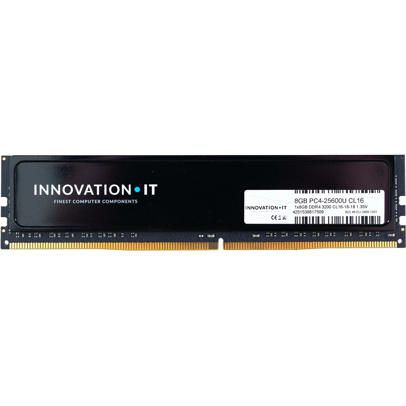 Innovation IT 3200 8GB DDR4 CL16 RAM Geheugen met Heatsink