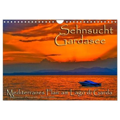 Sehnsucht Gardasee - Mediterranes Flair am Lago di Garda (Wandkalender 2026 DIN A4 quer), CALVENDO Monatskalender