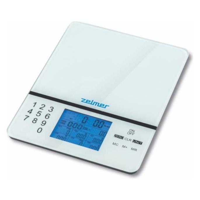 Zelmer ZKS1500N kitchen scale White Electronic kitchen scale (ZKS1500N)