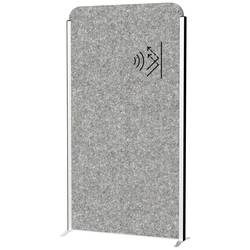 Maul Stellwand Silber, Dunkelgrau Aluminium 9701095
