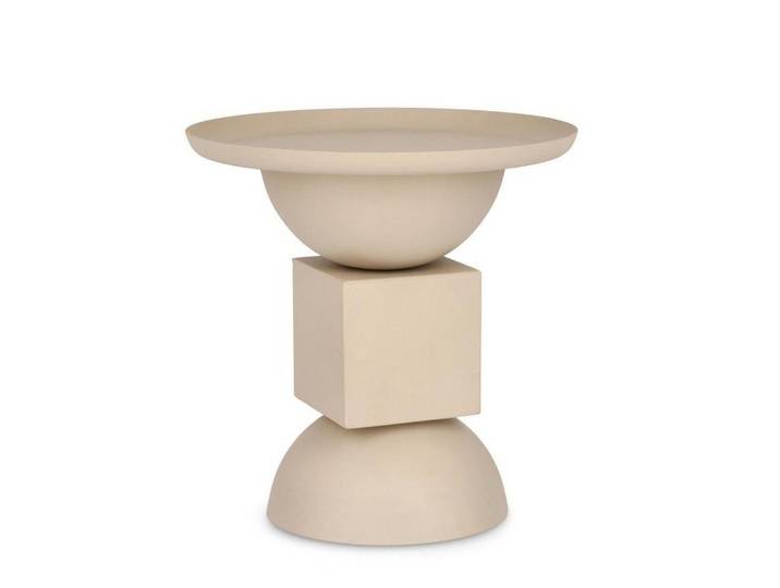 Natur24 Couchtisch Couchtisch Beige Alka