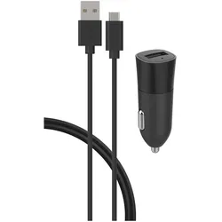 Bigben Connected BigBen CACCBLMIC2.1AB charger 1x USB-A, Auto Adapter, Schwarz