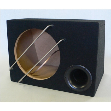Mastercase Bassreflexgehäuse Rohr 35 Liter für 12 Zoll Woofer