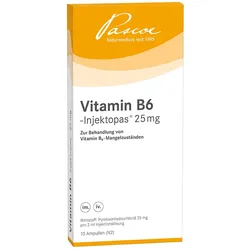 VITAMIN B6-INJEKTOPAS 25 mg Injektionslösung 10X2 ml