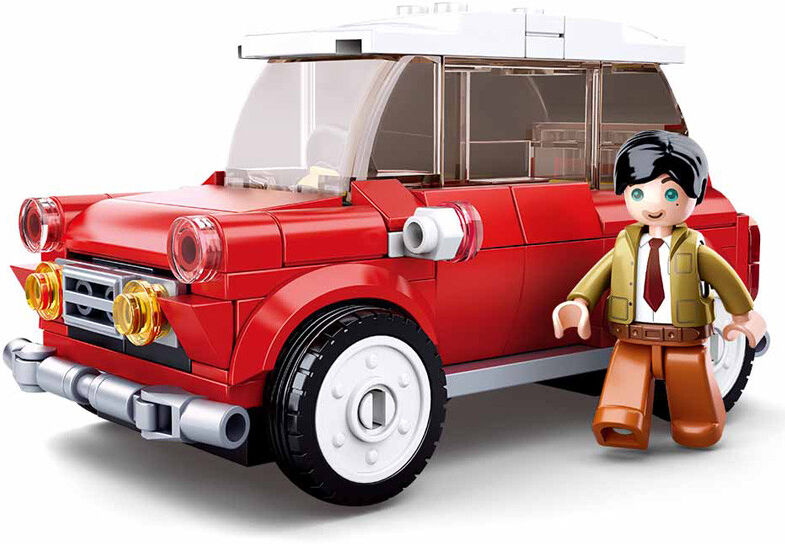 Model Bricks : Mini Voiture rouge 150 pcs - Sluban
