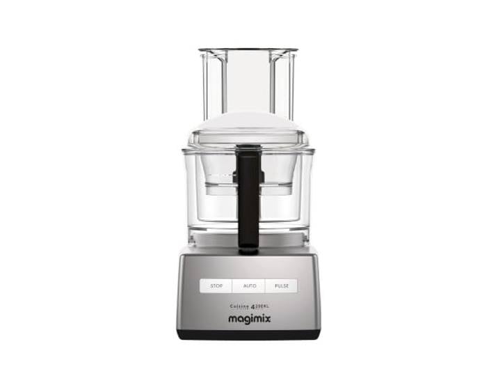 magimix Küchenmaschine - CS 4200XL - Food Processor, Chrom Matt für 1–6 Personen, Schneiden, Raspeln, Mixen, Kneten und Emulgieren, inkl. Zitruspresse, Multifunktion