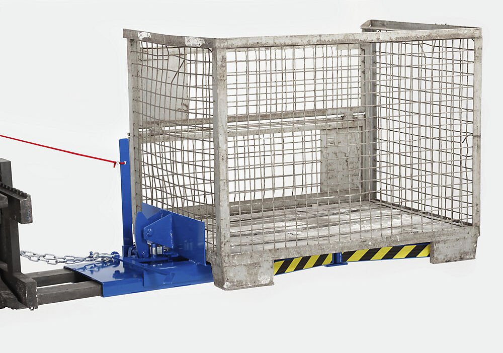 Euro-Gitterboxenwender, Tragfähigkeit 450 kg, enzianblau kaiserkraft