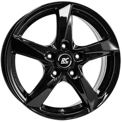 RC Design Rc30 Black Gloss 7x16 ET 40 5X114.3 Alufelge Schwarz