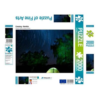 CALVENDO Puzzle Camping - Namibia | 2000 Teile Lege-Größe 90 × 67 cm Foto-Puzzle für glückliche Stunden