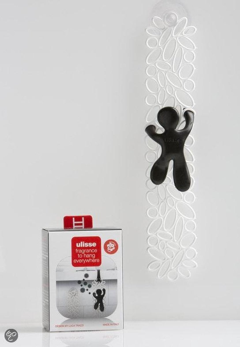 Mr&Mrs Fragrance Ulisse Geurkaars met Witte Ladder - Zwart - Cedar Wood