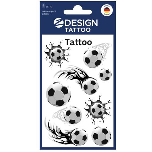 AVERY Zweckform Klebetattoo Fussball, 9 Etiketten