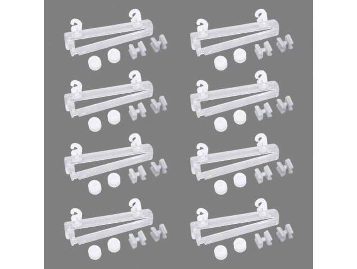 Schlaufengleiter GOOD LIFE Ille Gr. 1, transparent, H:2,2cm L:5,9cm, Kunststoff, Gardinenbefestigungen, Schlaufengleiter, aus Kunststoff