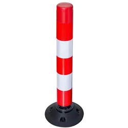 Moravia, Absperrung, FlexPin, 760 mm Retroreflektierend, rot-weiss