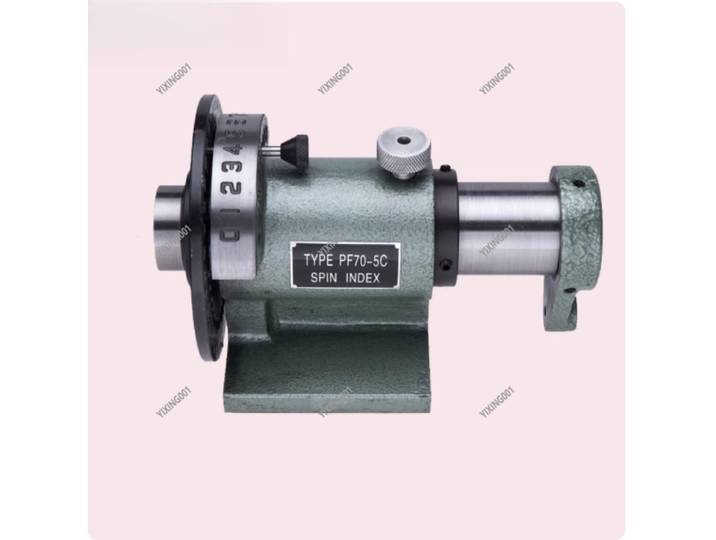 Tête d'indexage simple PF70-5C pour perçage et fraisage rapide avec connexion à mandrin