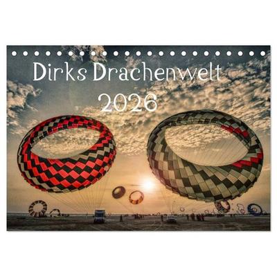 Dirks Drachenwelt (Tischkalender 2026 DIN A5 quer), CALVENDO Monatskalender