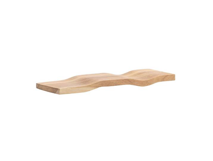Livetastic Wandboard, Akaziefarben, Holz, Akazie, massiv, 40x5x20 cm, Wohnzimmer, Regal, Wandboards