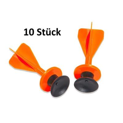 Bestsaller 4209 - Sicherheits-Saugnapf-Darts orange, für HOLZ-Armbrüste, 10er Set