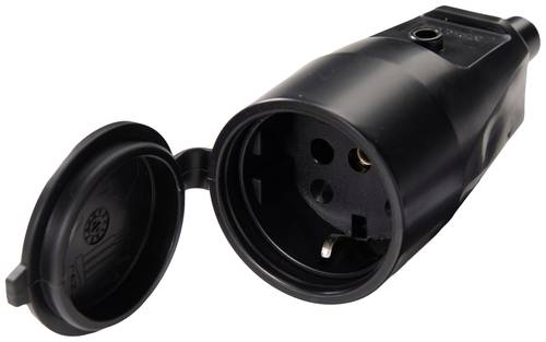 Martin Kaiser 552/sw Schutzkontaktkupplung PVC 250V Schwarz IP44