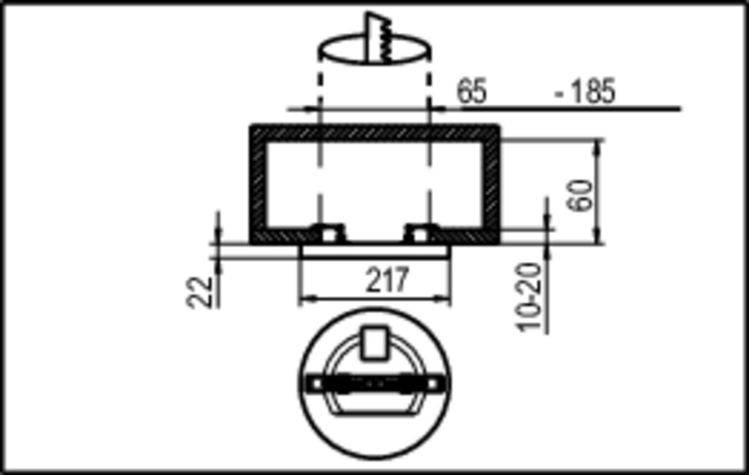 ridi LED-Sanierungs-Downlight DA65-185mm SARA220 NDW (0322094)