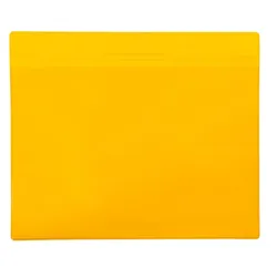 Tarifold Kennzeichnungshülle A4 quer gelb PVC VE=10 Stück