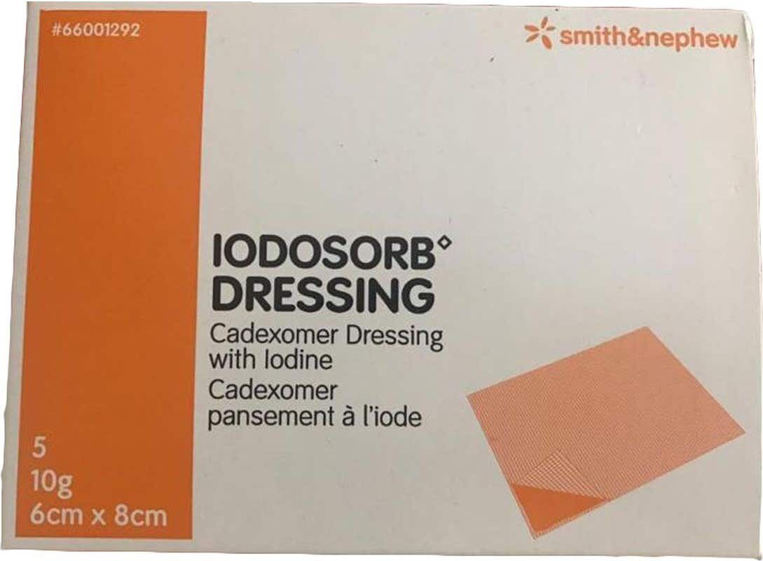 Smith Nephew Smith & Nephew Iodosorb Dressing Apósito 6x8cm 5 Unidades