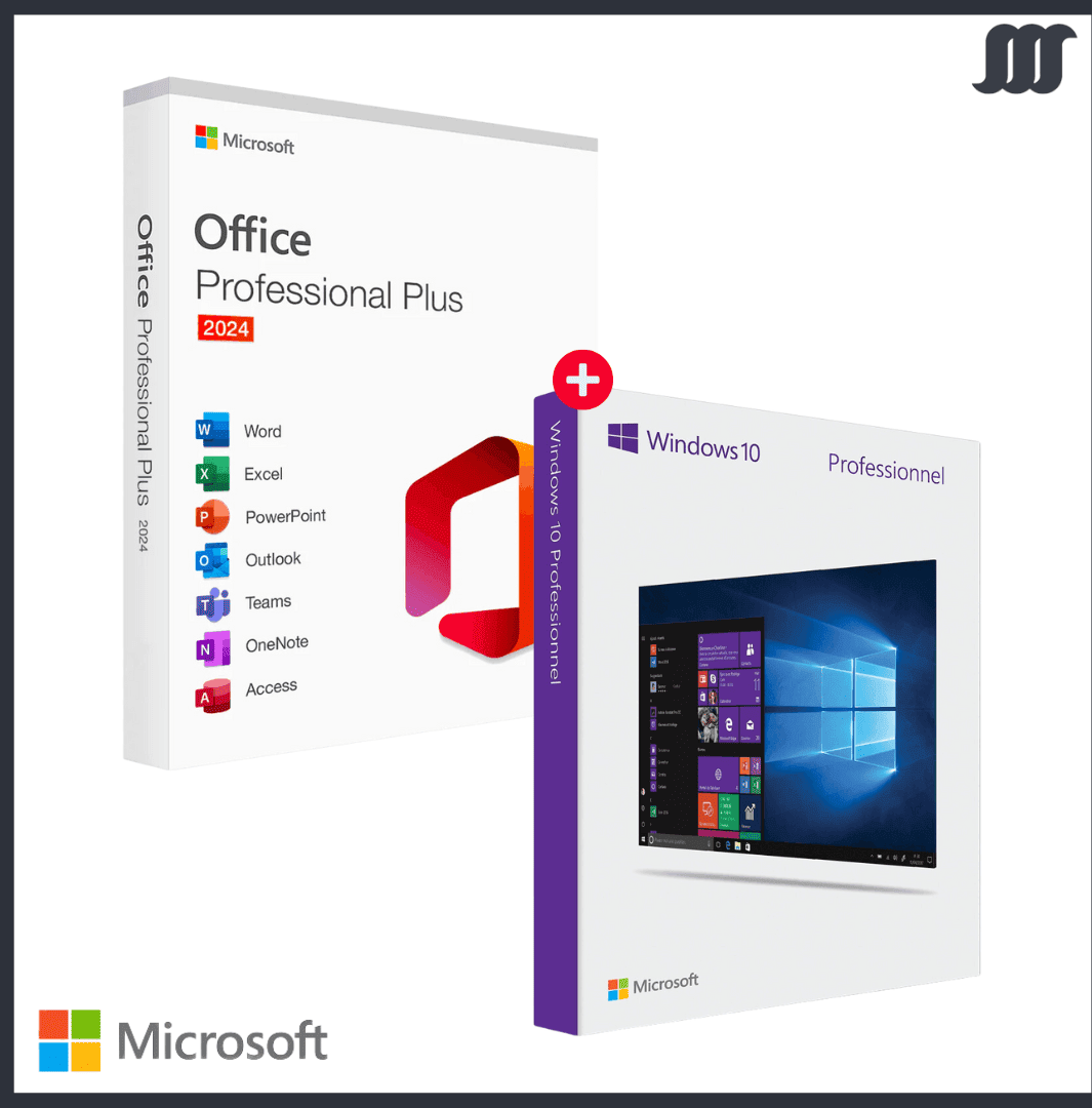 Microsoft Office 2024 Professional Plus + Microsoft Windows 10 Professional (Bundel)