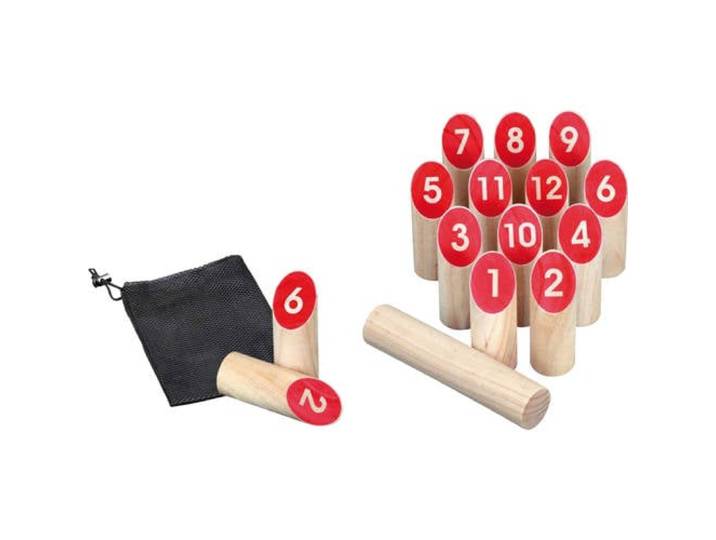 Philos Kubb met nummers