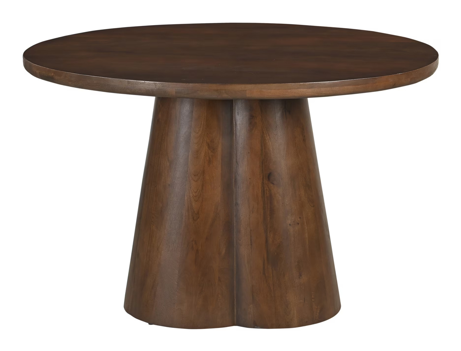 Artistiq Living Effrey Ronde Eettafel van Mangohout, Bruin, Diameter: 120 cm