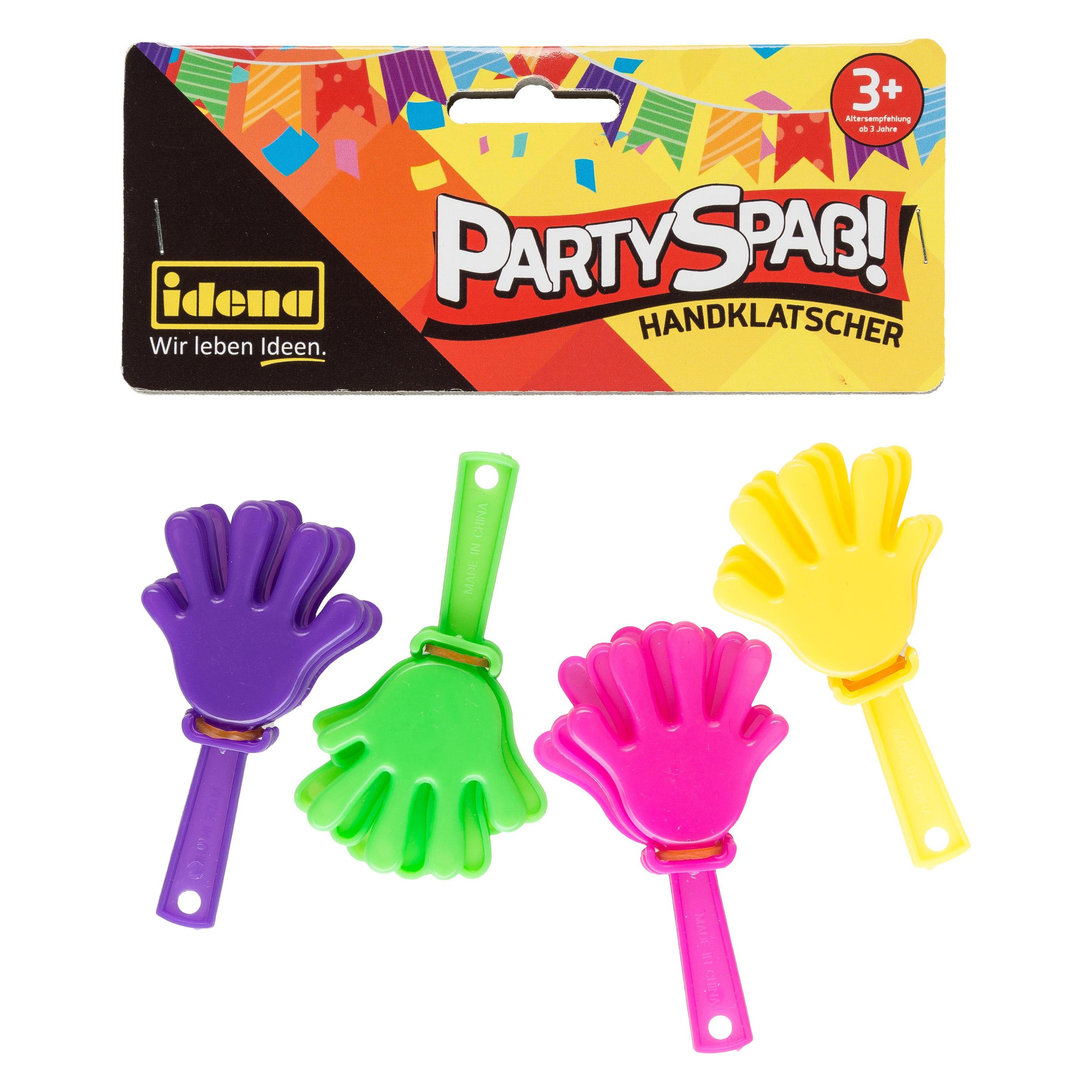 Idena Partyspass Handklatscher 4 Stück (1 - 4 Spieler) (22692251)