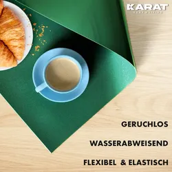 KARAT Tischfolie Empire mit abgeschrägter Kante Grün 80 x 150 cm