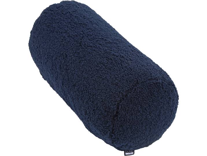 Nackenrolle DONE. Cloud , blau (dunkelblau), B:22cm H:10cm L:50cm, Polyester, Funktionskissen, Nackenrolle, Skandinavisch glamourös
