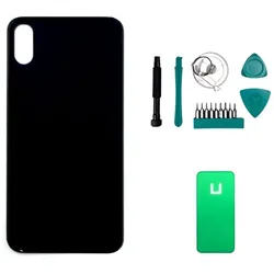 iPhone XS Backcover schwarz - Set