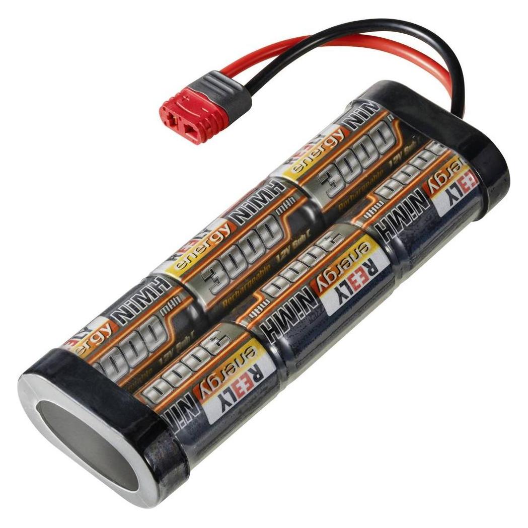 Reely Modellbau-Akkupack (NiMh) 7.2 V 3000 mAh Zellen-Zahl: 6 Stick T-Stecksyst (3000 mAh, 7.20 V) (RE-7856814)