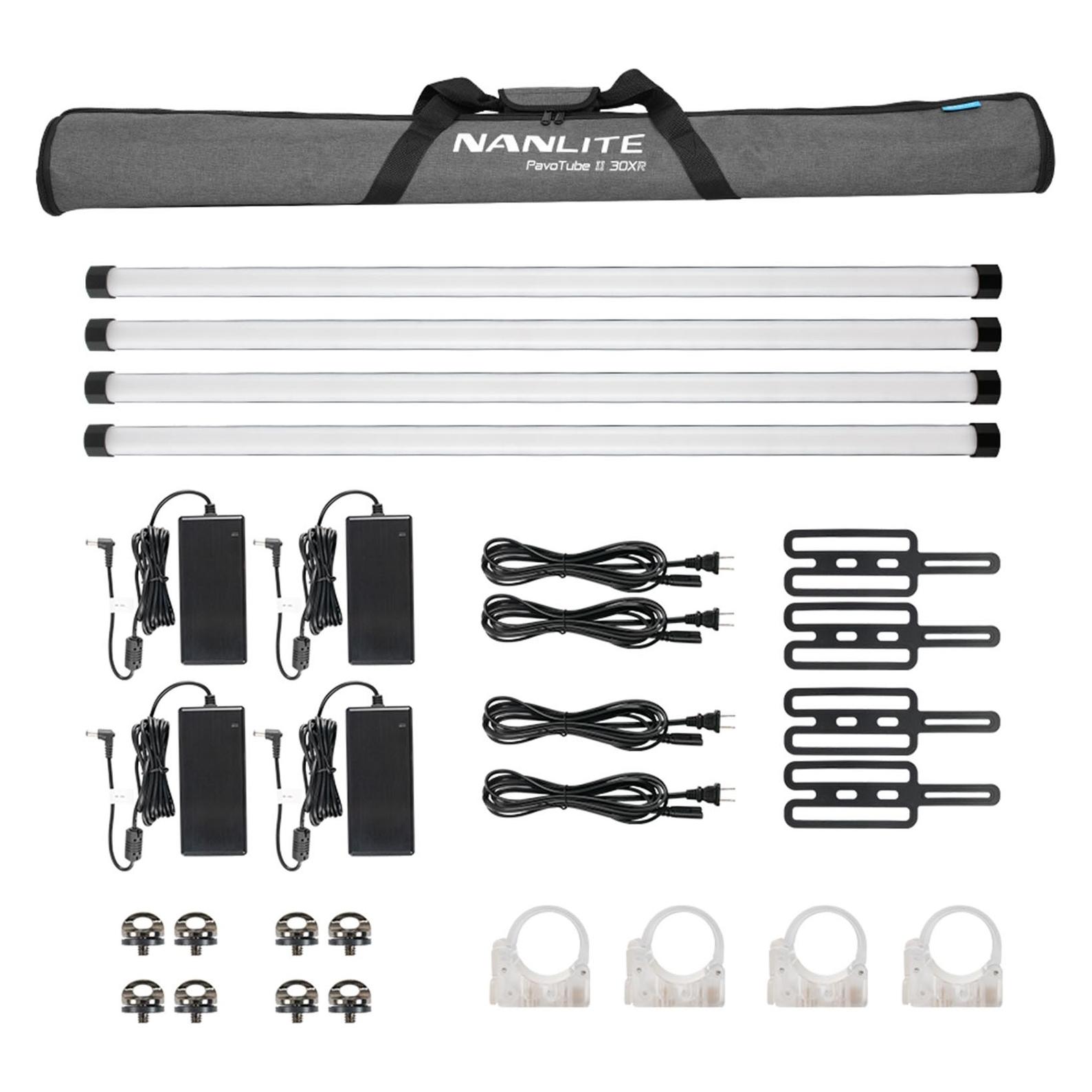 Nanlite Pavotube II 30XR 4 Kit (Stableuchte, Studioleuchte, Videoleuchte) (15-2027-4KIT)
