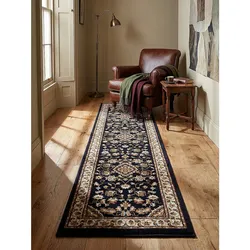 Läufer Orient Dunkelblau 60 x 230 cm - GLAZERT   Kadima Design