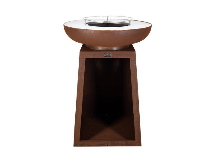Nouvel Plancha Grill Feuerschale Belize Rost 107 × 75 × 75 cm