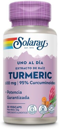 Solaray Turmeric 600 mg 30 Capsules 30 Units