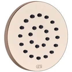 Gessi CONO feste Seitenbrause, rund, Wandmontage, 1-Strahl, 32971030, Farbe: Kupfer PVD